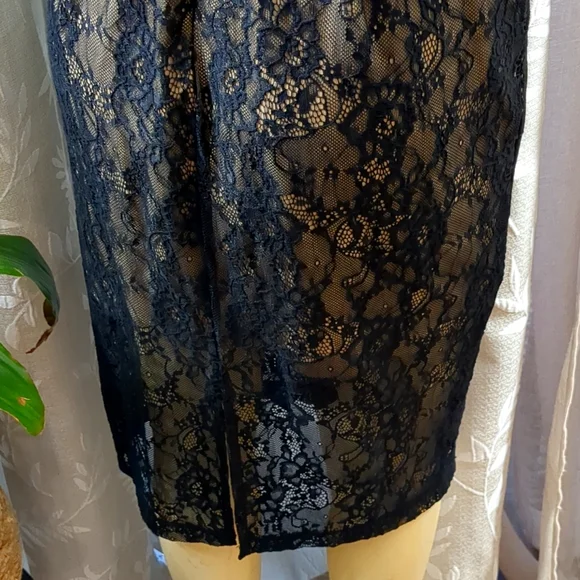 Bebe Black Lace Cocktail Dress - Picture 7 of 10